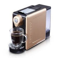 小田1125CH香檳金膠囊咖啡機 一鍵沖泡意式咖啡，辦公家用兩相宜