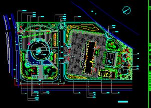 某廣場景觀施工圖免費下載 園林綠化施工與城市管理的新視角